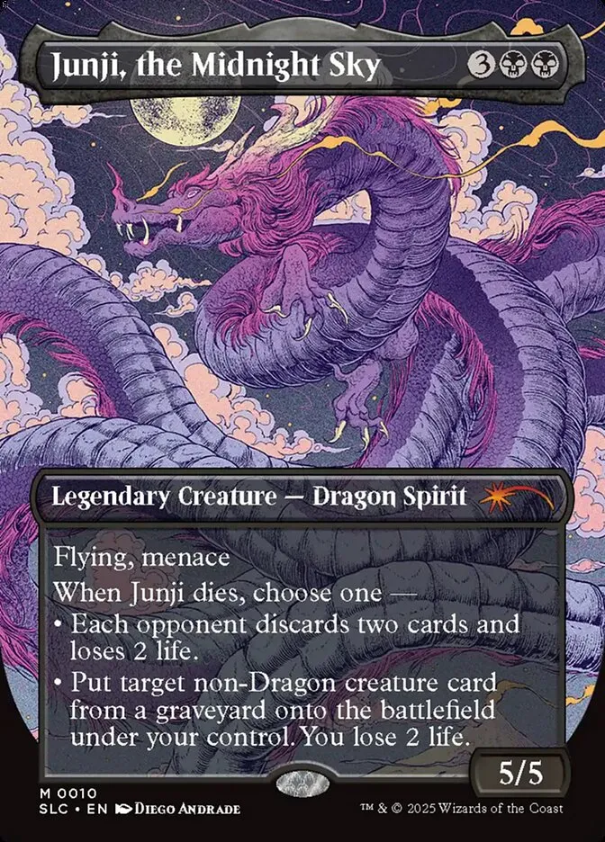 2022 Secret Lair Countdown Junji, the Midnight Sky mythic #10 mythic card image
