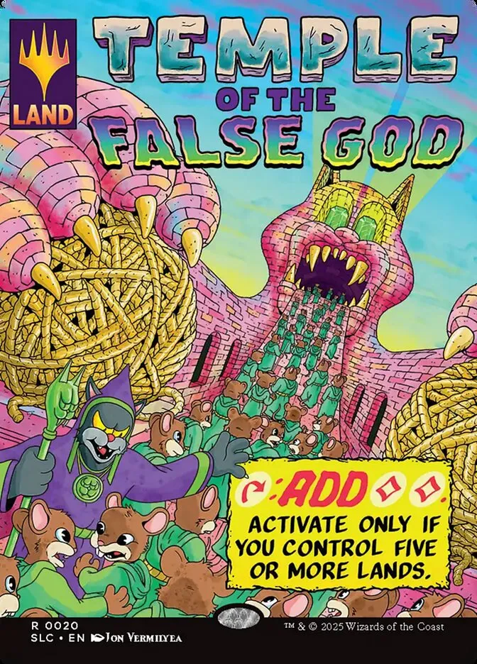 2022 Secret Lair Countdown Temple of the False God rare #20 rare card image