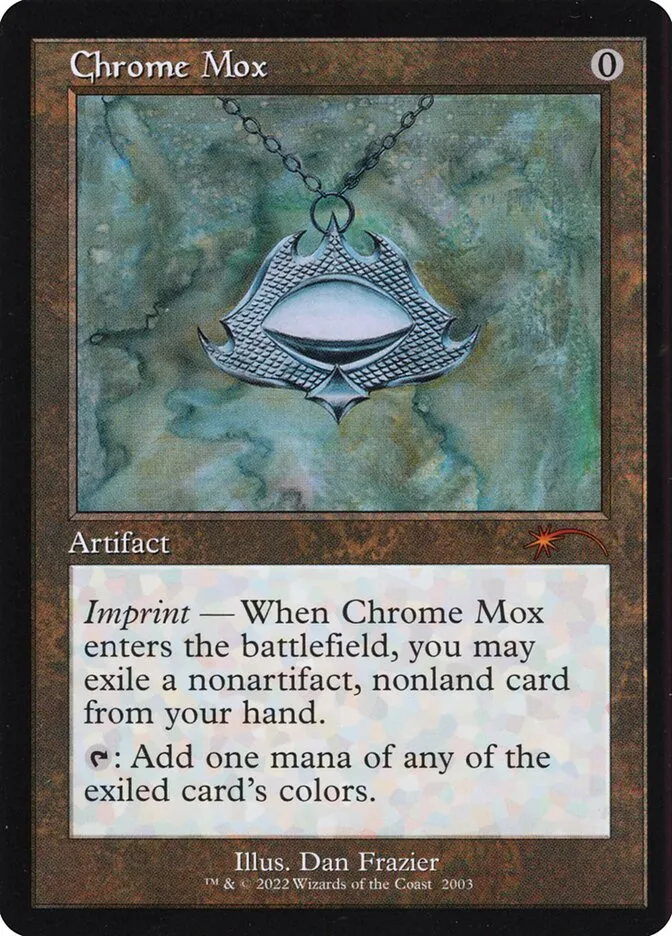 2022 Secret Lair Countdown Chrome Mox mythic #2003 mythic card image