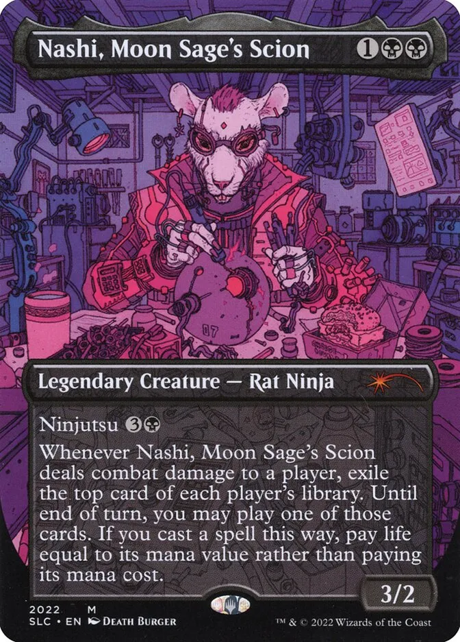 2022 Secret Lair Countdown Nashi, Moon Sage's Scion #2022 mythic card image