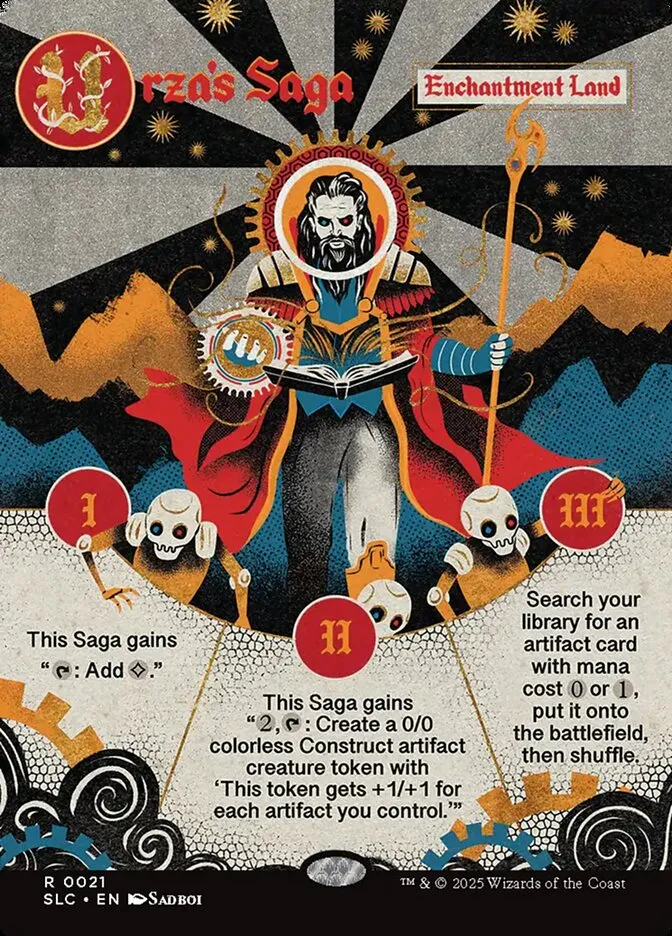2022 Secret Lair Countdown Urza's Saga rare #21 rare card image