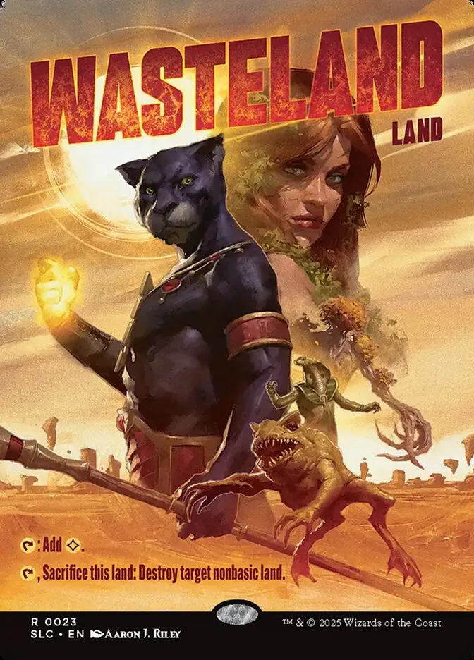 2022 Secret Lair Countdown Wasteland rare #23 rare card image
