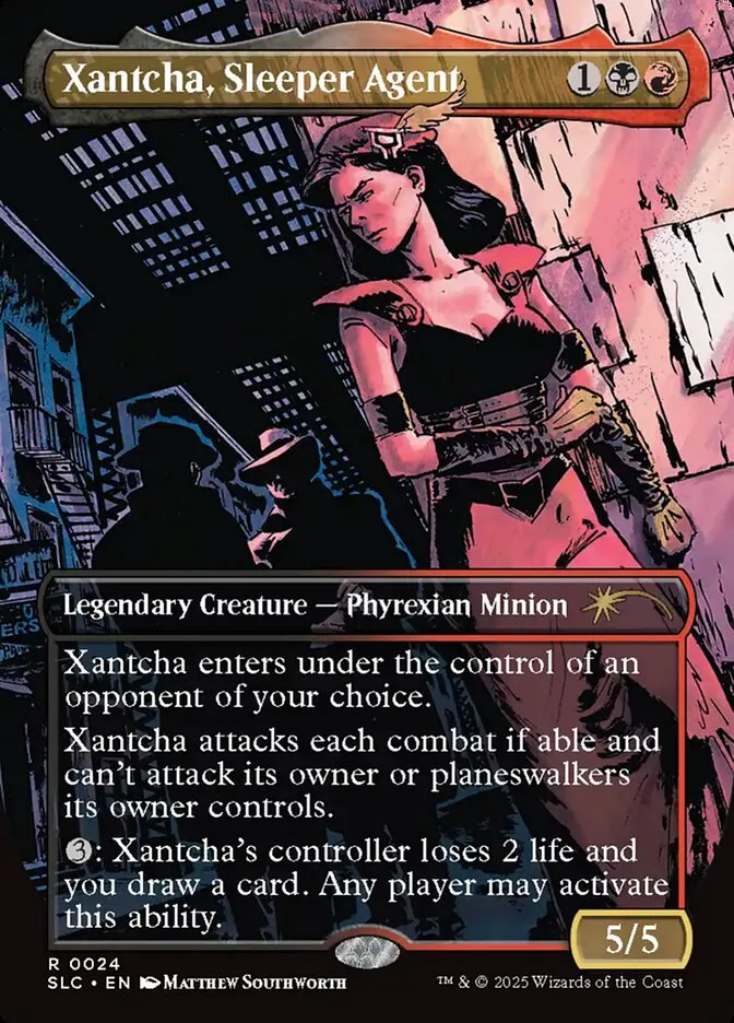 2022 Secret Lair Countdown Xantcha, Sleeper Agent rare #24 rare card image