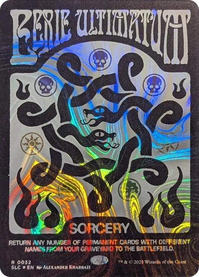 2022 Secret Lair Countdown Eerie Ultimatum rare #32 rare card image