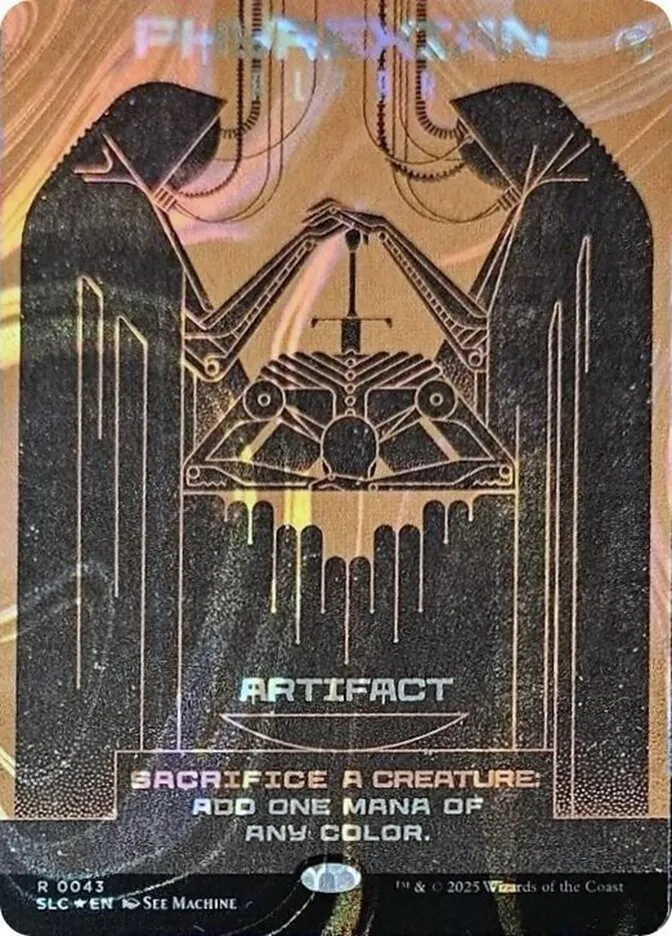 2022 Secret Lair Countdown Phyrexian Altar rare #43 rare card image