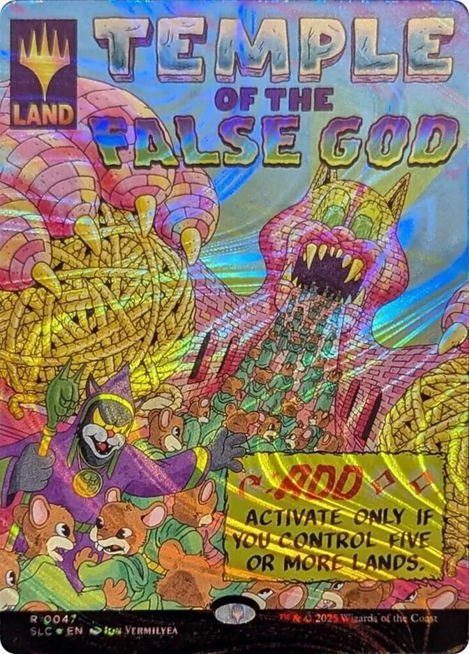 2022 Secret Lair Countdown Temple of the False God rare #47 rare card image