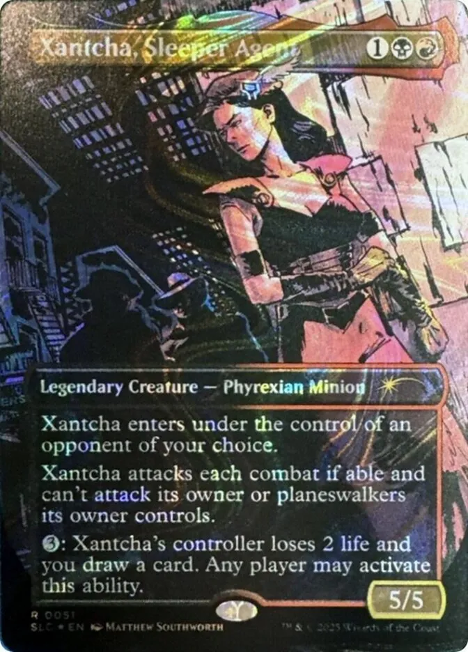 2022 Secret Lair Countdown Xantcha, Sleeper Agent rare #51 rare card image