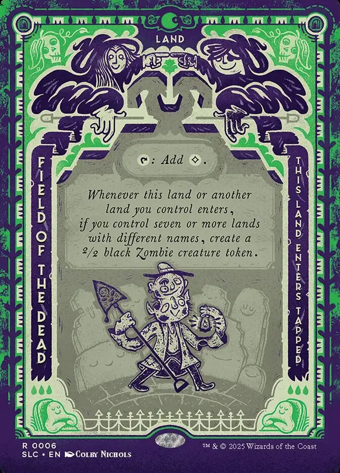 2022 Secret Lair Countdown Field of the Dead rare #6 rare card image