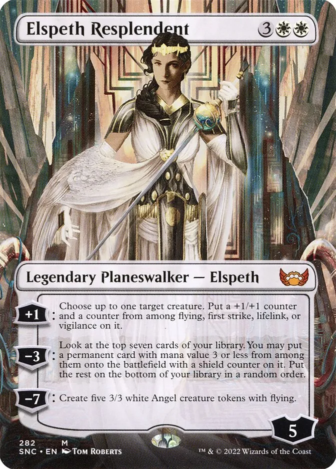 2022 Streets of New Capenna Elspeth Resplendent #282 mythic card image