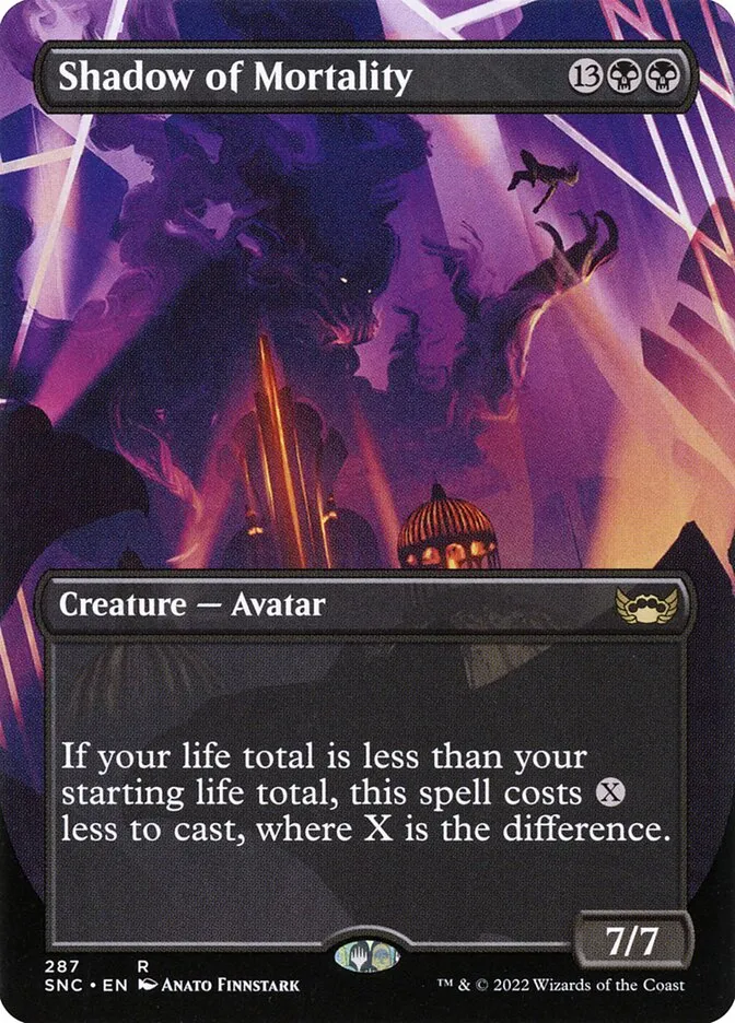 2022 Streets of New Capenna Shadow of Mortality #287 rare card image
