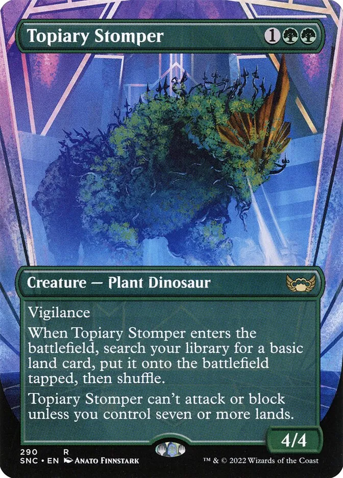 2022 Streets of New Capenna Topiary Stomper #290 rare card image