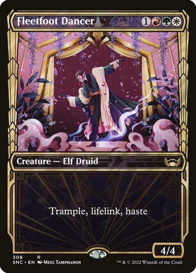 2022 Streets of New Capenna Fleetfoot Dancer #308 rare card image