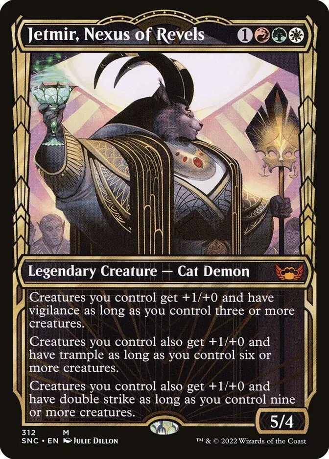 2022 Streets of New Capenna Jetmir, Nexus of Revels #312 mythic card image