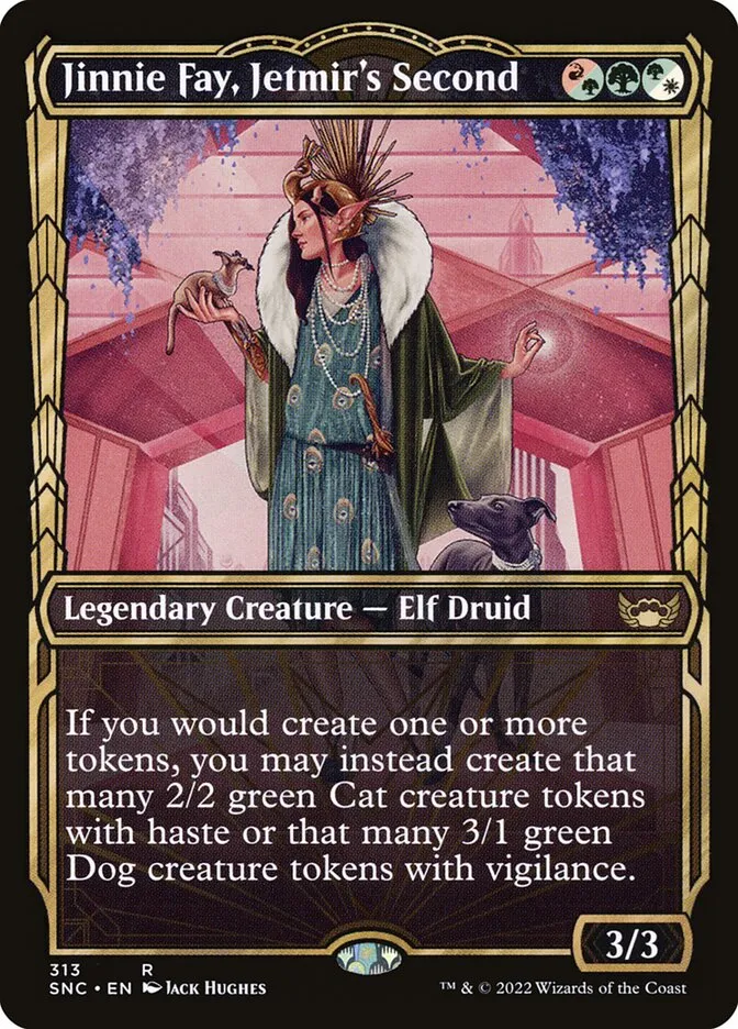 2022 Streets of New Capenna Jinnie Fay, Jetmir's Second #313 rare card image