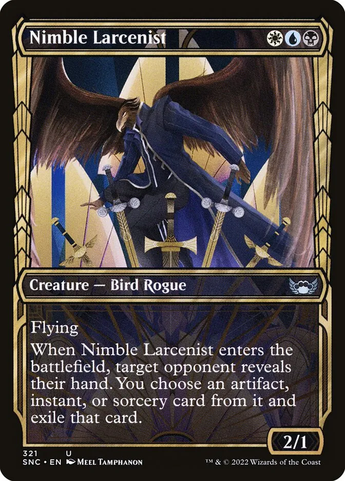 2022 Streets of New Capenna Nimble Larcenist #321 uncommon card image