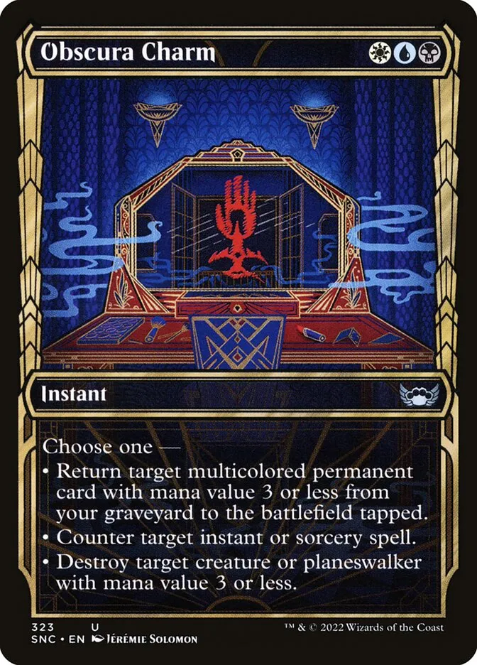 2022 Streets of New Capenna Obscura Charm #323 uncommon card image