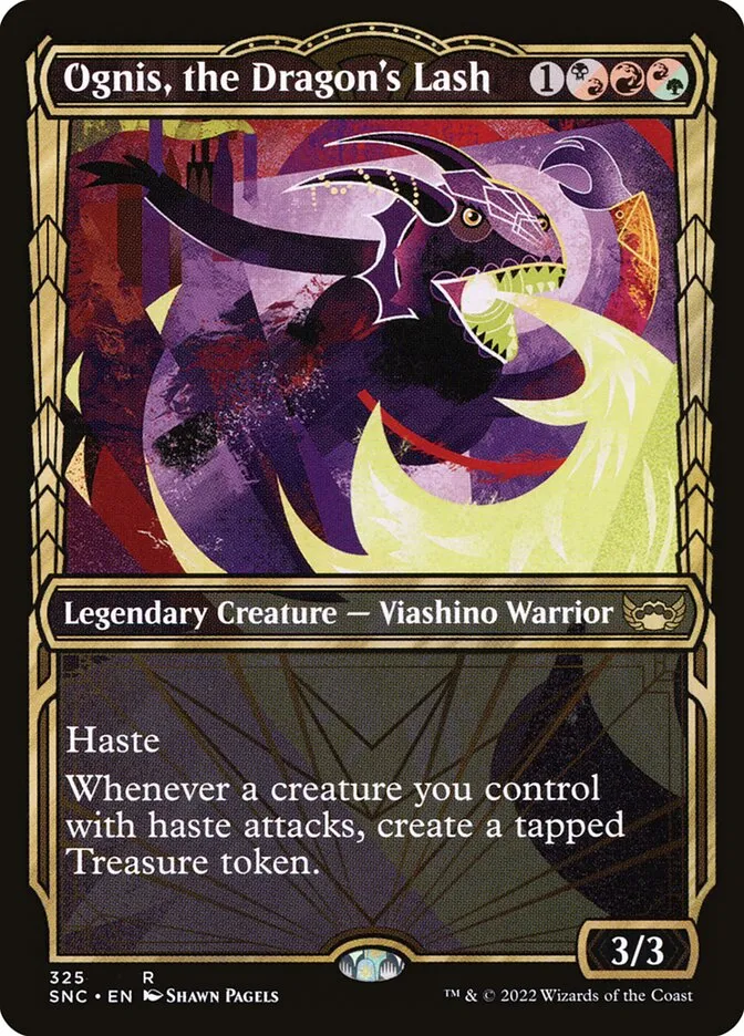2022 Streets of New Capenna Ognis, the Dragon's Lash #325 rare card image