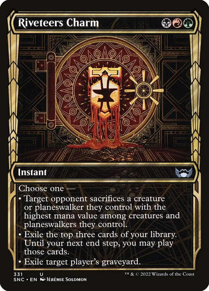 2022 Streets of New Capenna Riveteers Charm #331 uncommon card image