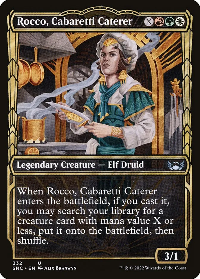 2022 Streets of New Capenna Rocco, Cabaretti Caterer #332 uncommon card image