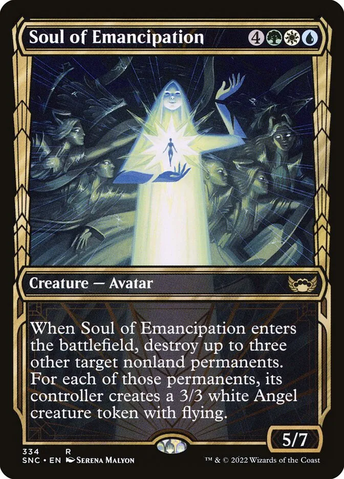 2022 Streets of New Capenna Soul of Emancipation #334 rare card image