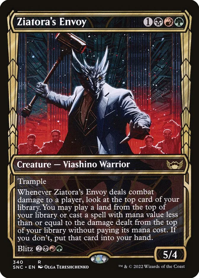 2022 Streets of New Capenna Ziatora's Envoy #340 rare card image
