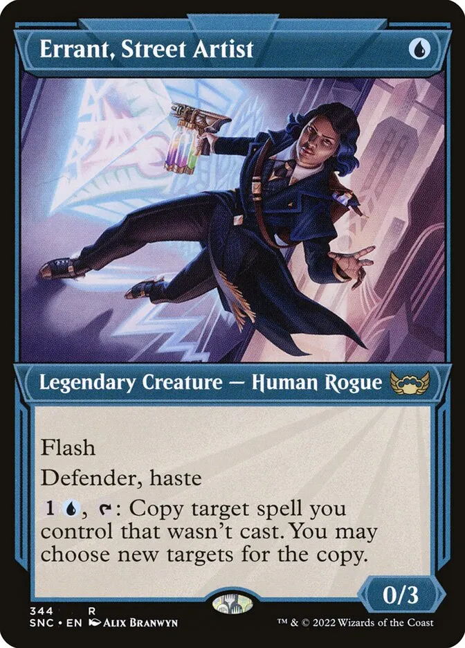 2022 Streets of New Capenna Errant, Street Artist #344 rare card image
