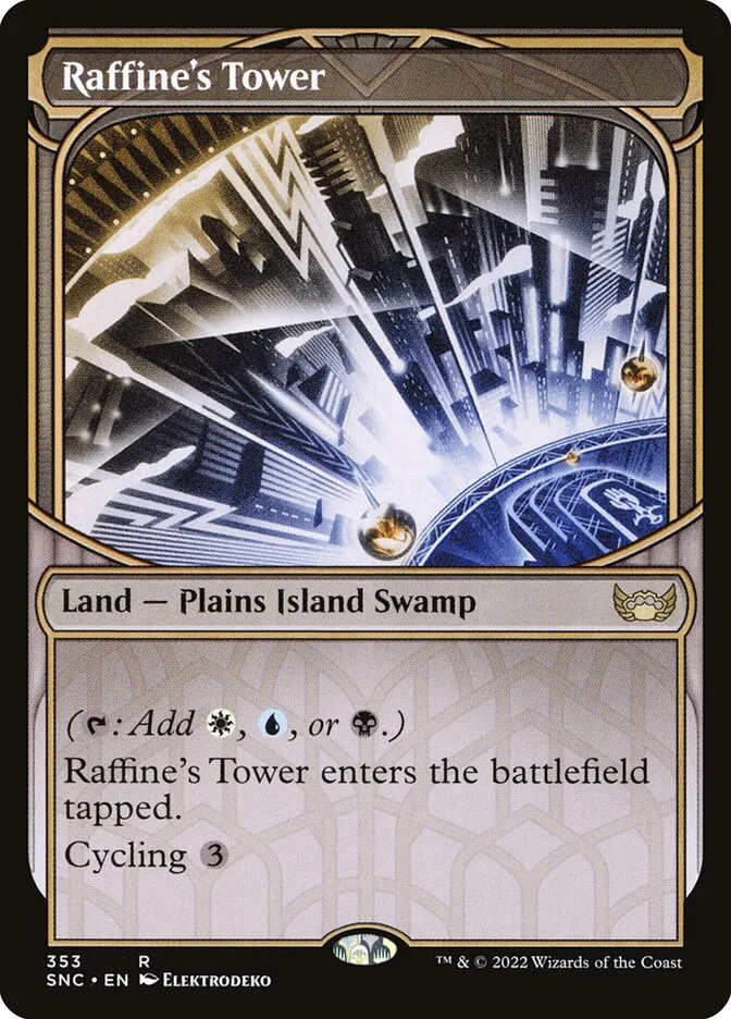 2022 Streets of New Capenna Raffine's Tower #353 rare card image