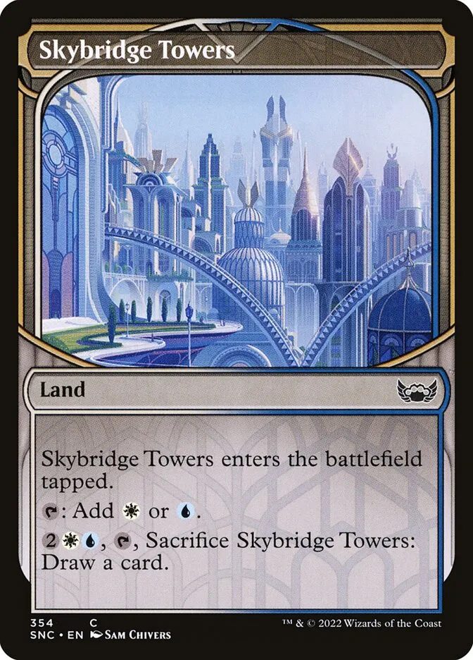 2022 Streets of New Capenna Skybridge Towers #354 common card image