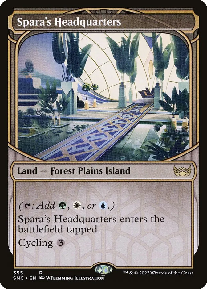 2022 Streets of New Capenna Spara's Headquarters #355 rare card image