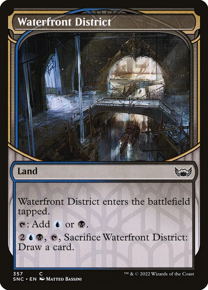 2022 Streets of New Capenna Waterfront District #357 common card image