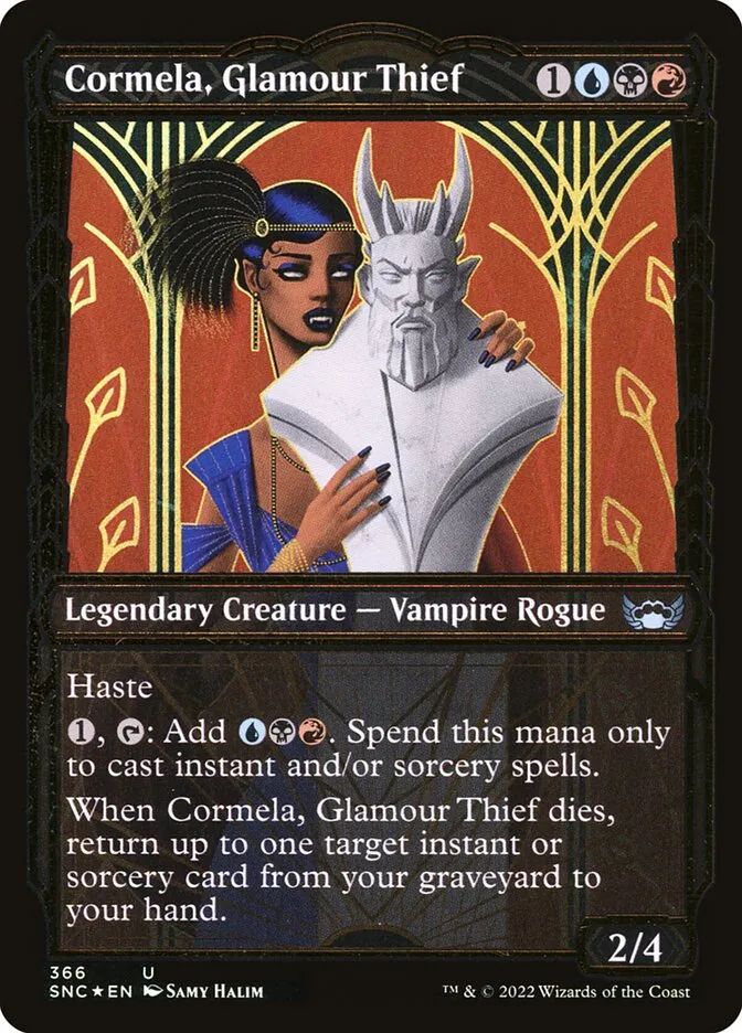 2022 Streets of New Capenna Cormela, Glamour Thief #366 uncommon card image