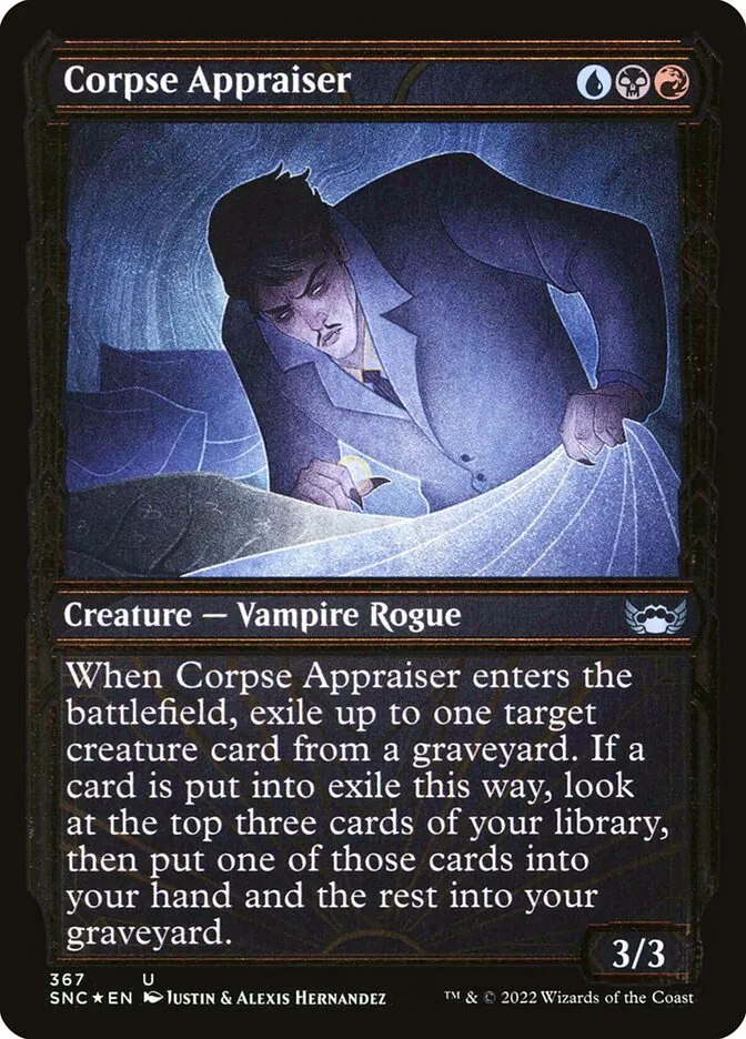 2022 Streets of New Capenna Corpse Appraiser #367 uncommon card image
