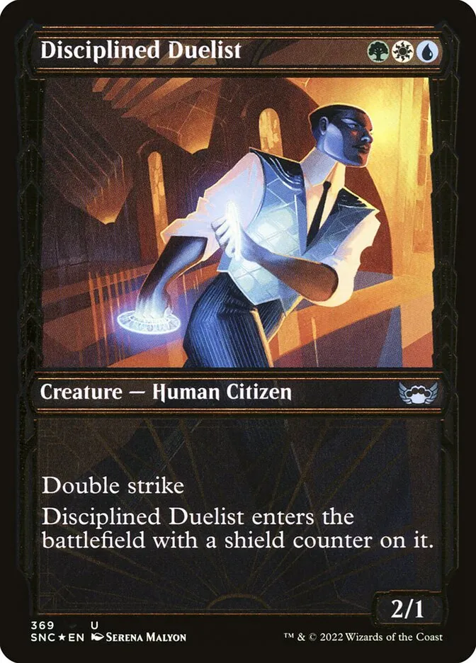 2022 Streets of New Capenna Disciplined Duelist #369 uncommon card image