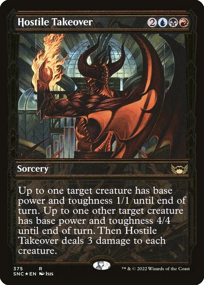 2022 Streets of New Capenna Hostile Takeover #375 rare card image