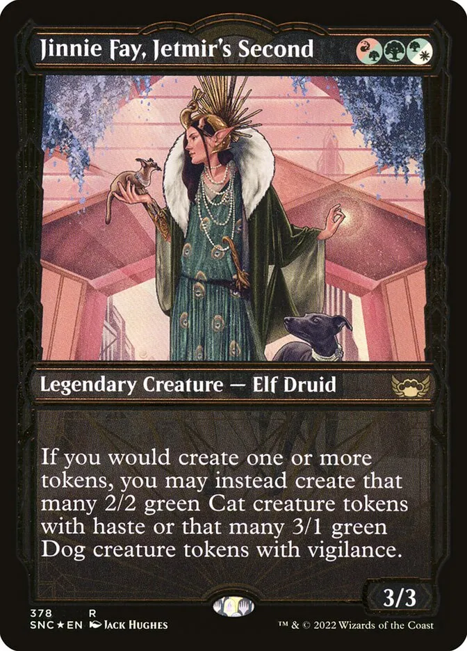 2022 Streets of New Capenna Jinnie Fay, Jetmir's Second #378 rare card image