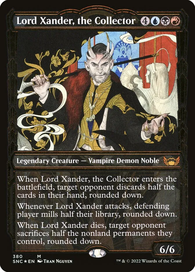 2022 Streets of New Capenna Lord Xander, the Collector #380 mythic card image