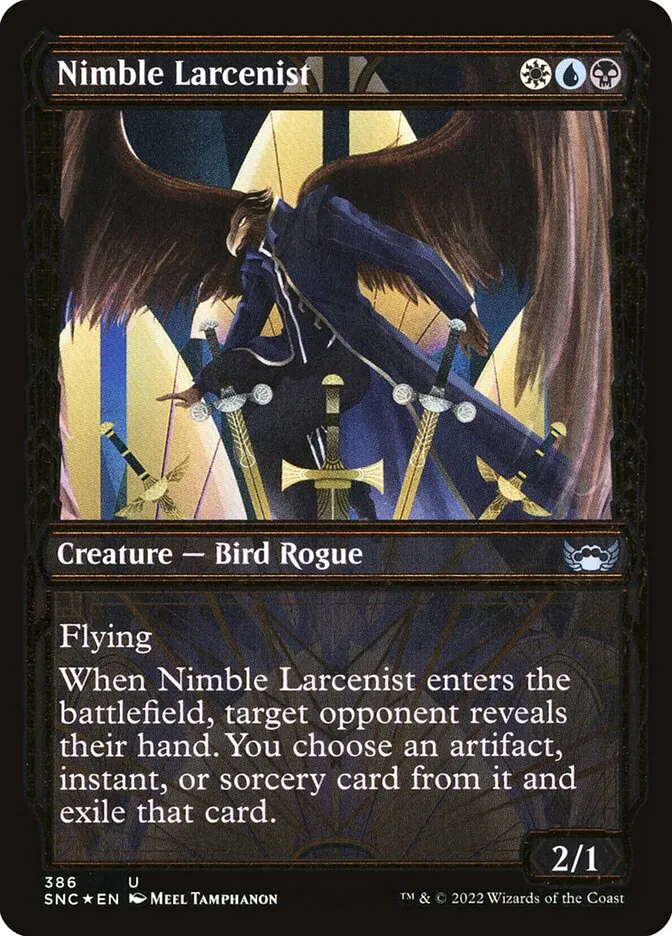 2022 Streets of New Capenna Nimble Larcenist #386 uncommon card image