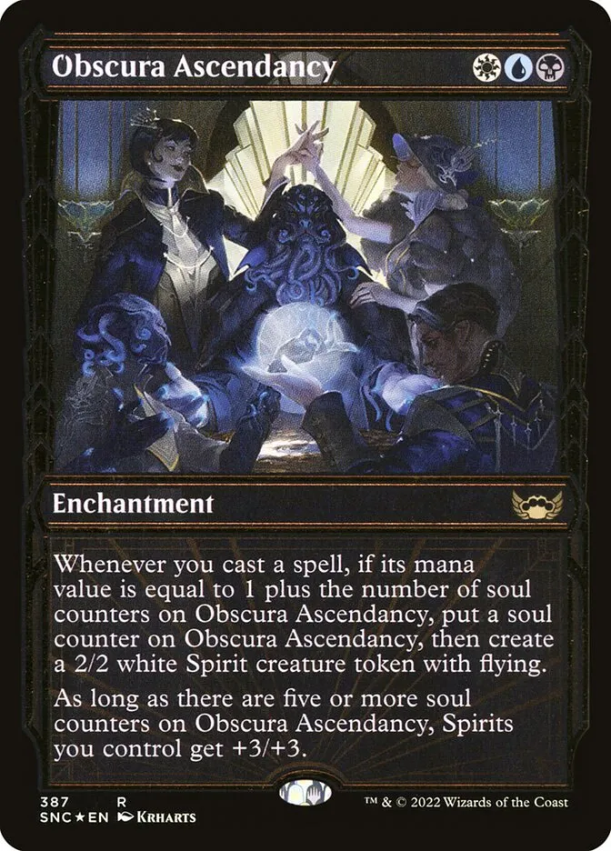 2022 Streets of New Capenna Obscura Ascendancy #387 rare card image