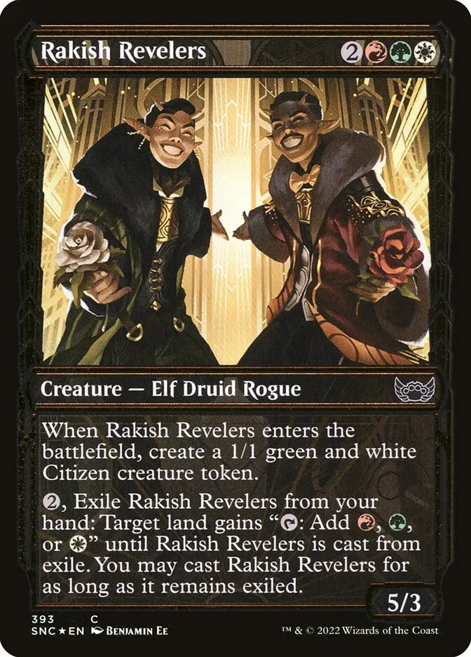 2022 Streets of New Capenna Rakish Revelers #393 common card image