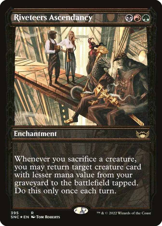 2022 Streets of New Capenna Riveteers Ascendancy #395 rare card image
