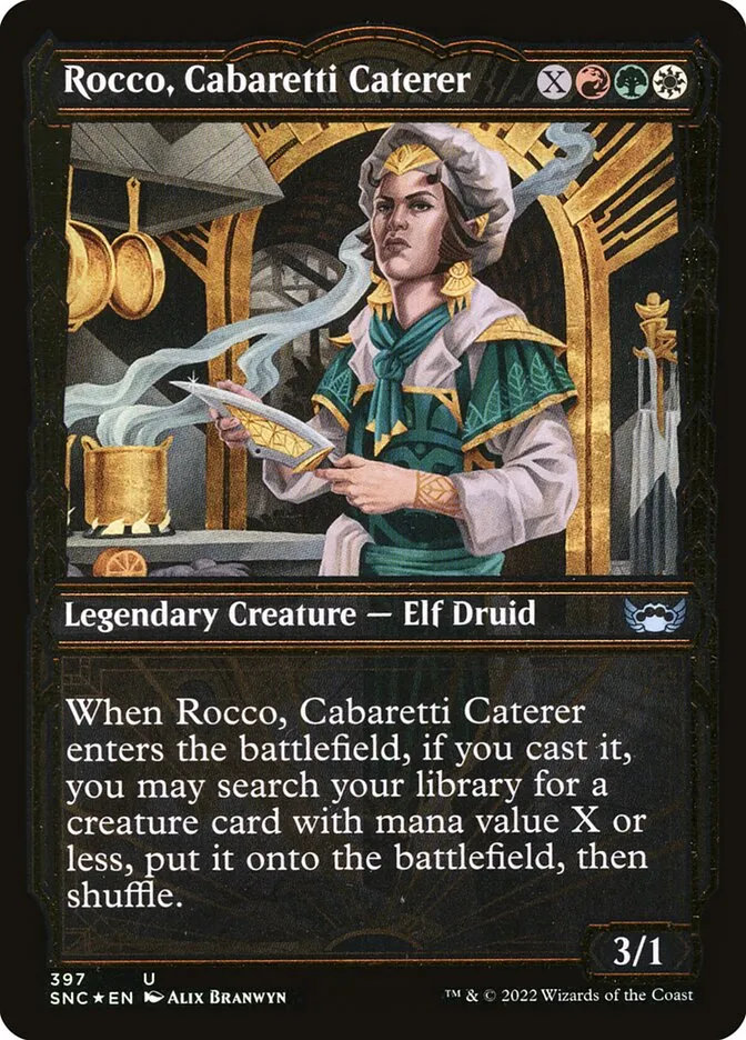 2022 Streets of New Capenna Rocco, Cabaretti Caterer #397 uncommon card image