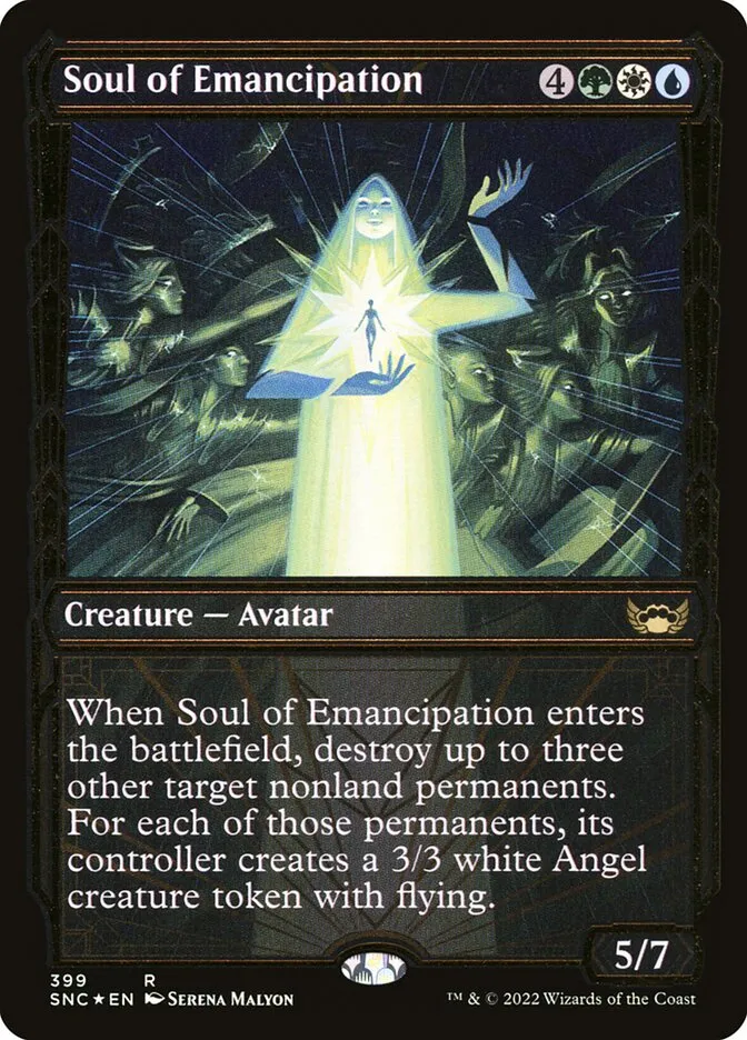 2022 Streets of New Capenna Soul of Emancipation #399 rare card image