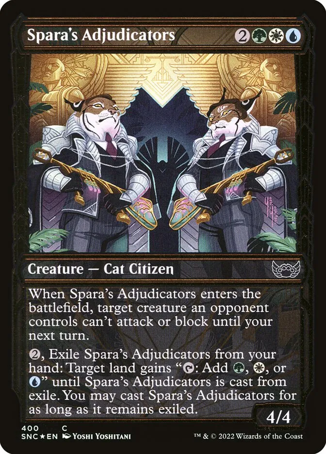 2022 Streets of New Capenna Spara's Adjudicators #400 common card image