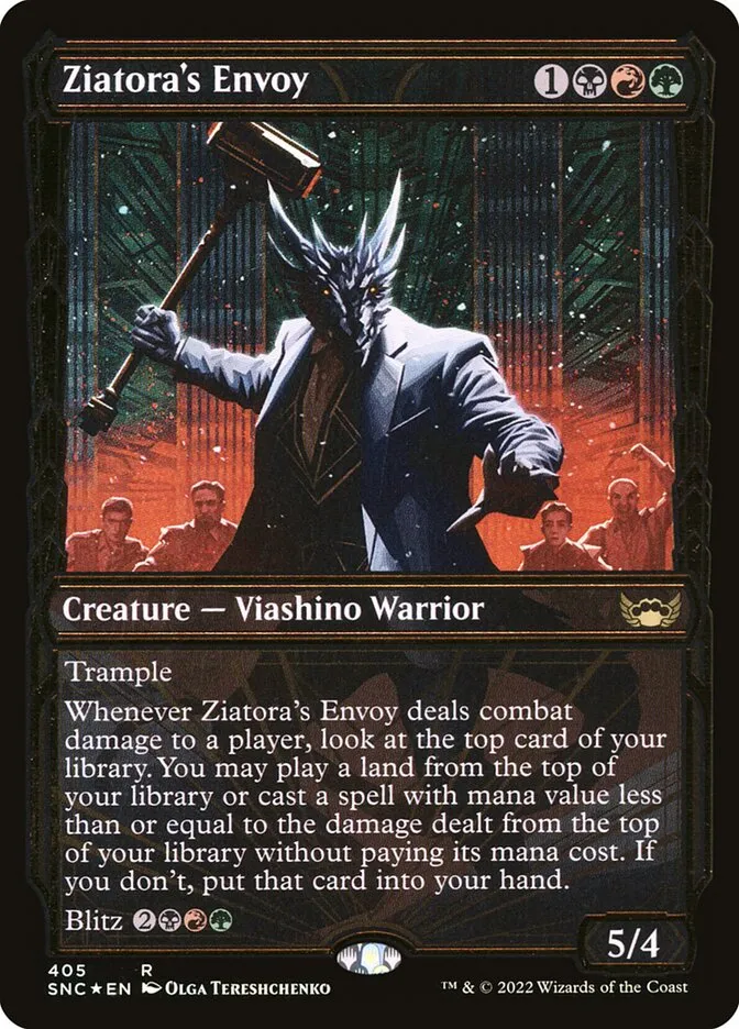 2022 Streets of New Capenna Ziatora's Envoy #405 rare card image