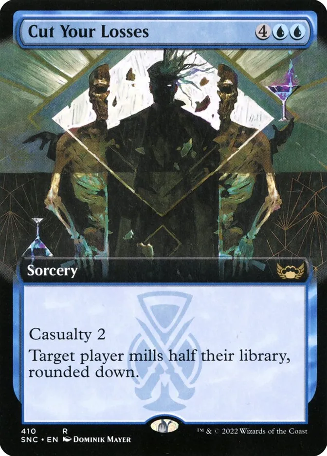 2022 Streets of New Capenna Cut Your Losses #410 rare card image