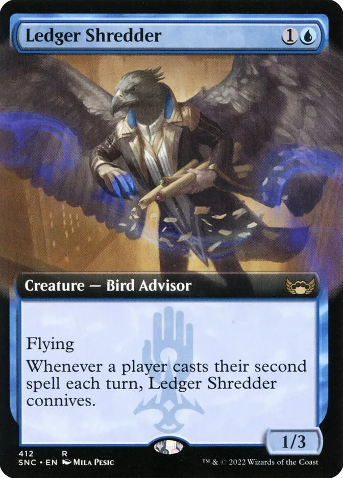 2022 Streets of New Capenna Ledger Shredder #412 rare card image