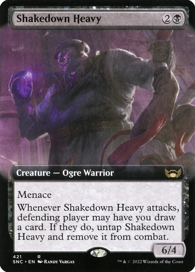 2022 Streets of New Capenna Shakedown Heavy #421 rare card image