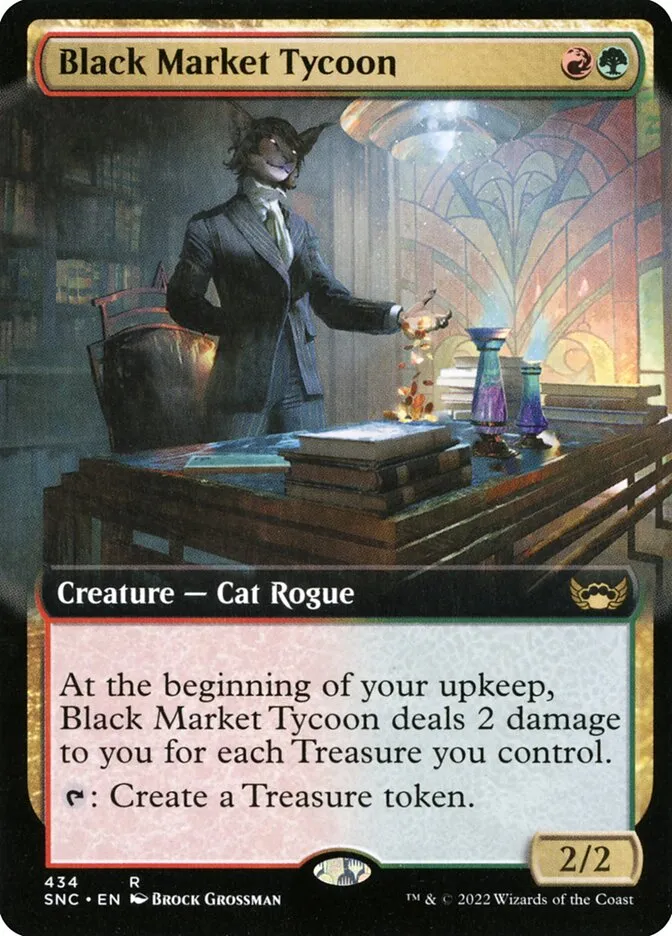 2022 Streets of New Capenna Black Market Tycoon #434 rare card image