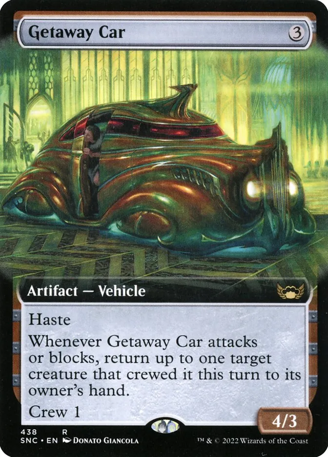 2022 Streets of New Capenna Getaway Car #438 rare card image
