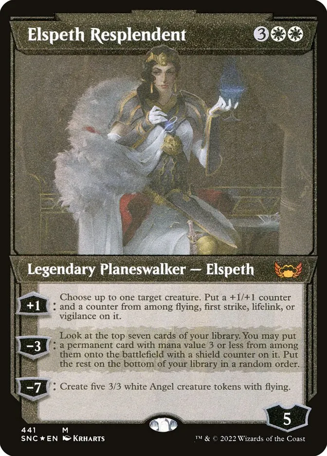 2022 Streets of New Capenna Elspeth Resplendent #441 mythic card image